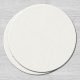 Plain White Coaster Round