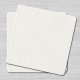 Plain White Coaster Square Plain White Coaster Square